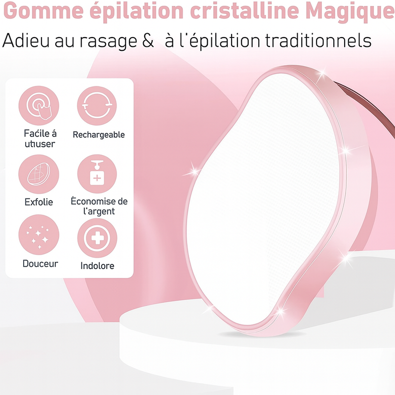Épilateur Nano-Cristaux ✨ La Douceur Instantanée pour une Peau Parfaite
